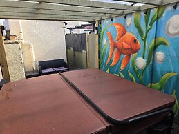 Eden Rose Cottage in Morecambe hot tub