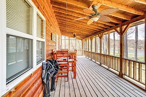Fire Pit, Screened Deck: Riverfront Ozarks Cabin!