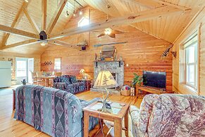 Fire Pit, Screened Deck: Riverfront Ozarks Cabin!