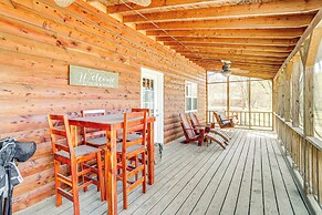Fire Pit, Screened Deck: Riverfront Ozarks Cabin!