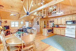 Fire Pit, Screened Deck: Riverfront Ozarks Cabin!