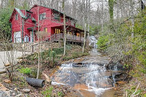 Cabin on Ledford Branch w/ Waterfall + Wading Pool