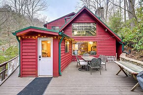 Cabin on Ledford Branch w/ Waterfall + Wading Pool