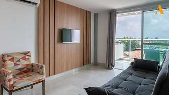 Flat moderno Praia de Serrambi BFS312