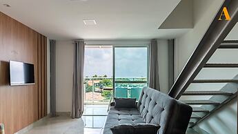 Flat moderno Praia de Serrambi BFS312