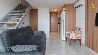 Flat moderno Praia de Serrambi BFS312