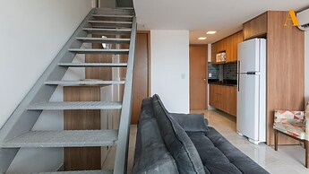 Flat moderno Praia de Serrambi BFS312