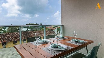 Flat moderno Praia de Serrambi BFS312
