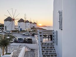 Sunset Windmills Houses
