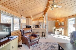 Near Golf & Pelican Lake: Log Cabin w/ Deck!