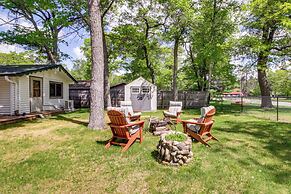 Near Golf & Pelican Lake: Log Cabin w/ Deck!