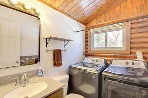 Near Golf & Pelican Lake: Log Cabin w/ Deck!