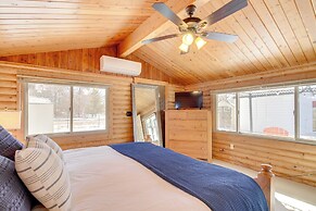 Near Golf & Pelican Lake: Log Cabin w/ Deck!
