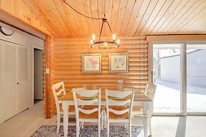 Near Golf & Pelican Lake: Log Cabin w/ Deck!