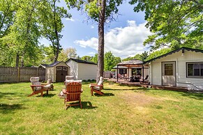 Near Golf & Pelican Lake: Log Cabin w/ Deck!