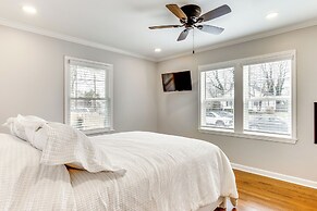 Screened Patio & Fire Pit: Modern Westerville Home