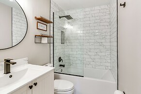 Screened Patio & Fire Pit: Modern Westerville Home