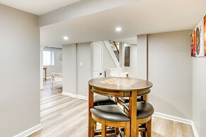 Screened Patio & Fire Pit: Modern Westerville Home