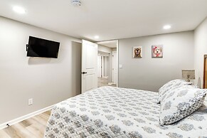 Screened Patio & Fire Pit: Modern Westerville Home