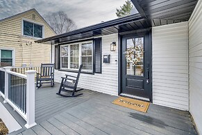 Screened Patio & Fire Pit: Modern Westerville Home
