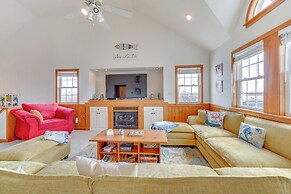 Walk to Pier: Spacious Coastal Home!