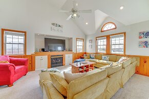 Walk to Pier: Spacious Coastal Home!