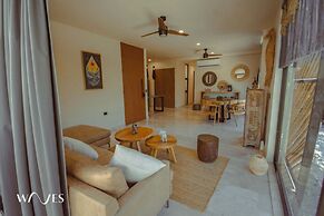 Spacious Modern 3BR Apartment in Gated Community With Pool View at Cha
