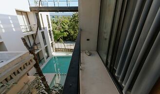Spacious Modern 3BR Apartment in Gated Community With Pool View at Cha