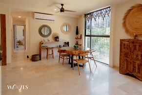 Spacious Modern 3BR Apartment in Gated Community With Pool View at Cha