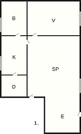2 Person Holiday Home in Ringkobing
