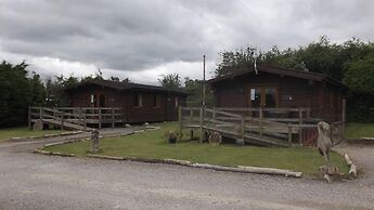 Hand Built log Cabin at Avonvale Holiday Lodges