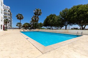 Quarteira First Line Front Beach Pool Flat View