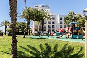 Quarteira First Line Front Beach Pool Flat View