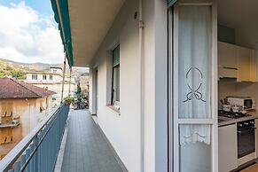 Stylish flat balcony near Rapallo Castle