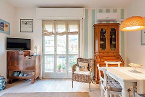 Stylish flat balcony near Rapallo Castle