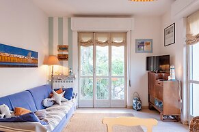 Stylish flat balcony near Rapallo Castle