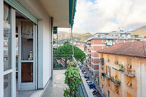 Stylish flat balcony near Rapallo Castle