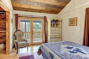 Couple's Retreat: Mtn-view Cabin in Blue Ridge!