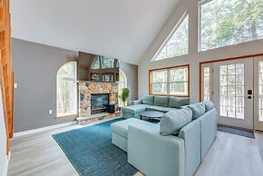Lakefront Poconos Cabin w/ Deck & Game Room