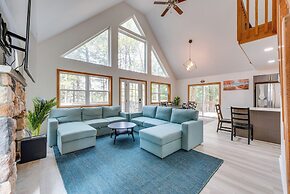 Lakefront Poconos Cabin w/ Deck & Game Room