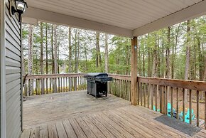Lakefront Poconos Cabin w/ Deck & Game Room