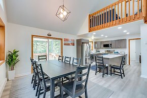 Lakefront Poconos Cabin w/ Deck & Game Room
