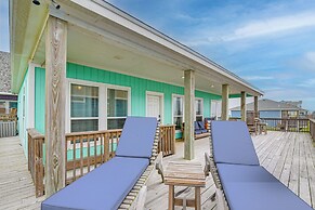 Gulf Views: Beachfront Bolivar Peninsula Escape!