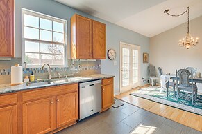 Private Deck & Views: Rural Virginia Escape