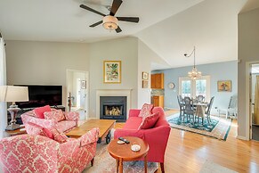 Private Deck & Views: Rural Virginia Escape