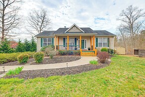 Private Deck & Views: Rural Virginia Escape