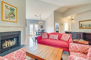 Private Deck & Views: Rural Virginia Escape