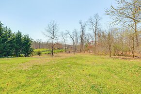 Private Deck & Views: Rural Virginia Escape