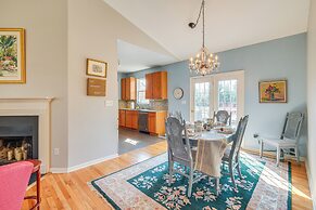 Private Deck & Views: Rural Virginia Escape