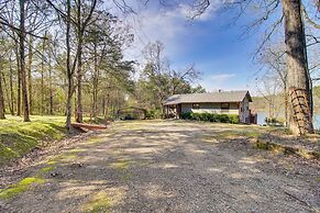 Dock & Water-view Deck: Home on Lake Dardanelle